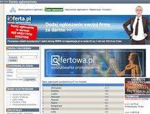 Tablet Screenshot of anonse.ioferta.pl